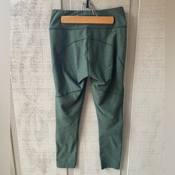 Outdoor Voices Women's size Small Green Ankle Leggings Gorpcore Athletic Active - Picture 3 of 4